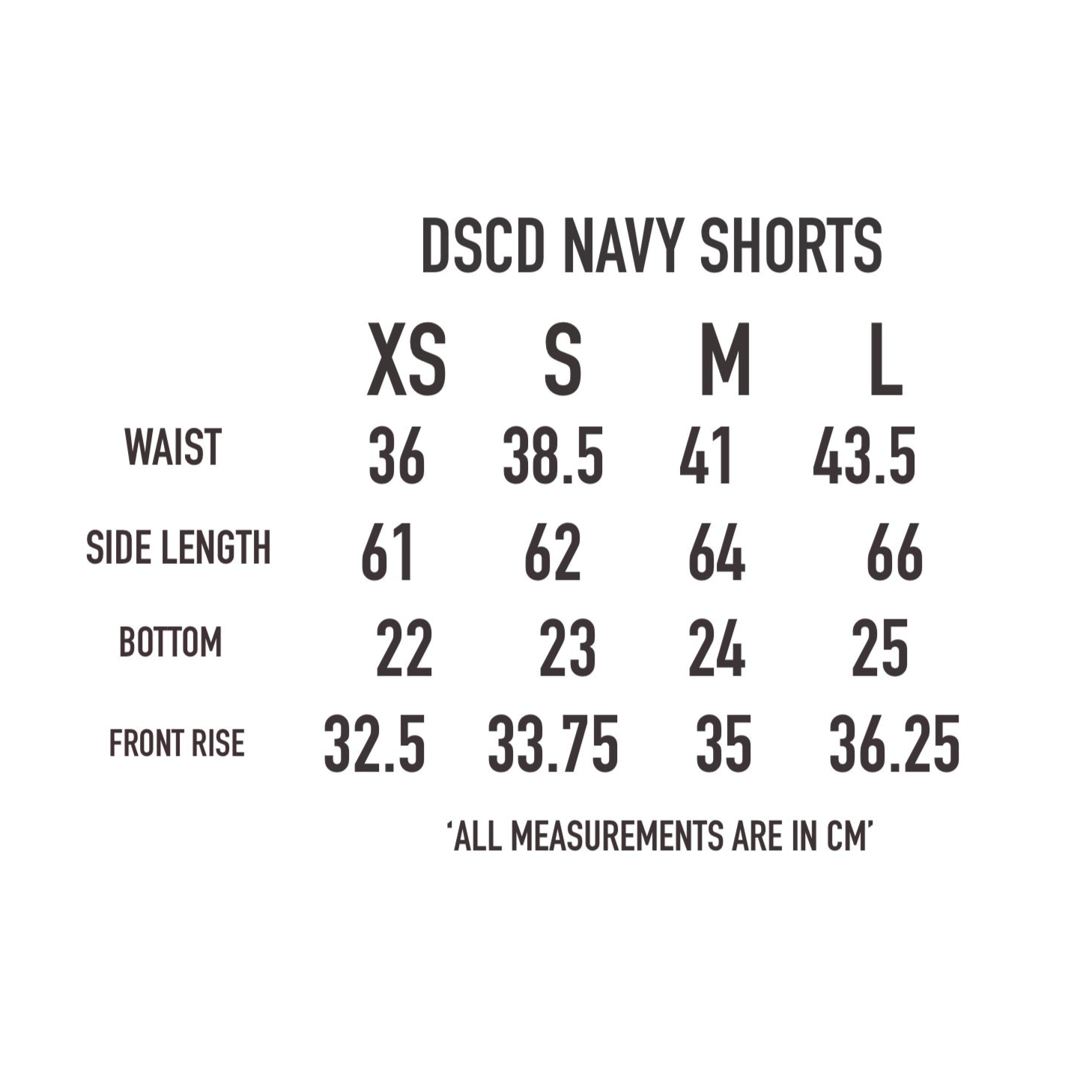 DSCD NAVY SHORTS